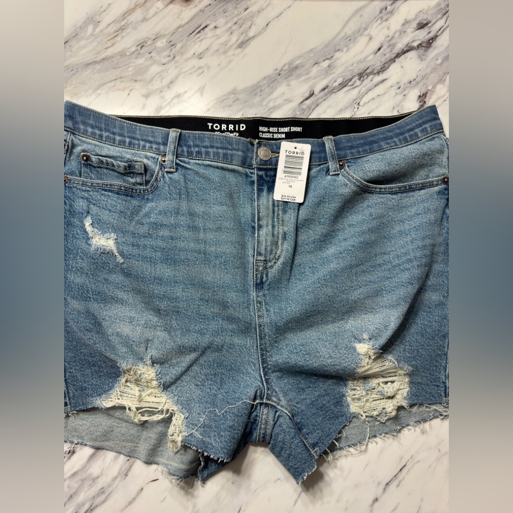 Torrid Classic Denim High-Rise Shorts